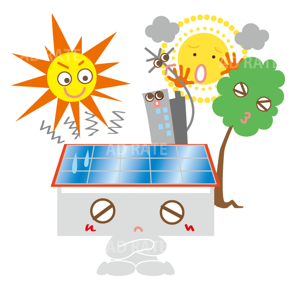 太陽光発電の失敗しないポイントイラスト